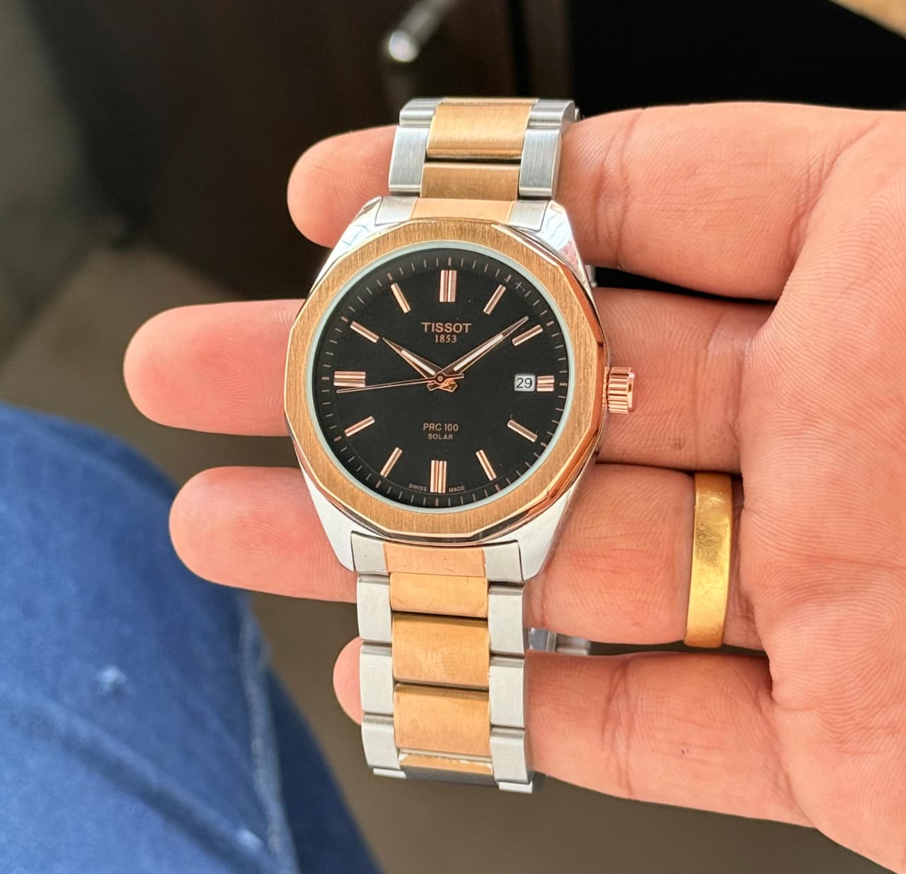 Tissot PRC100 Solar Japanese Automatic Back Open Machinery 40mm